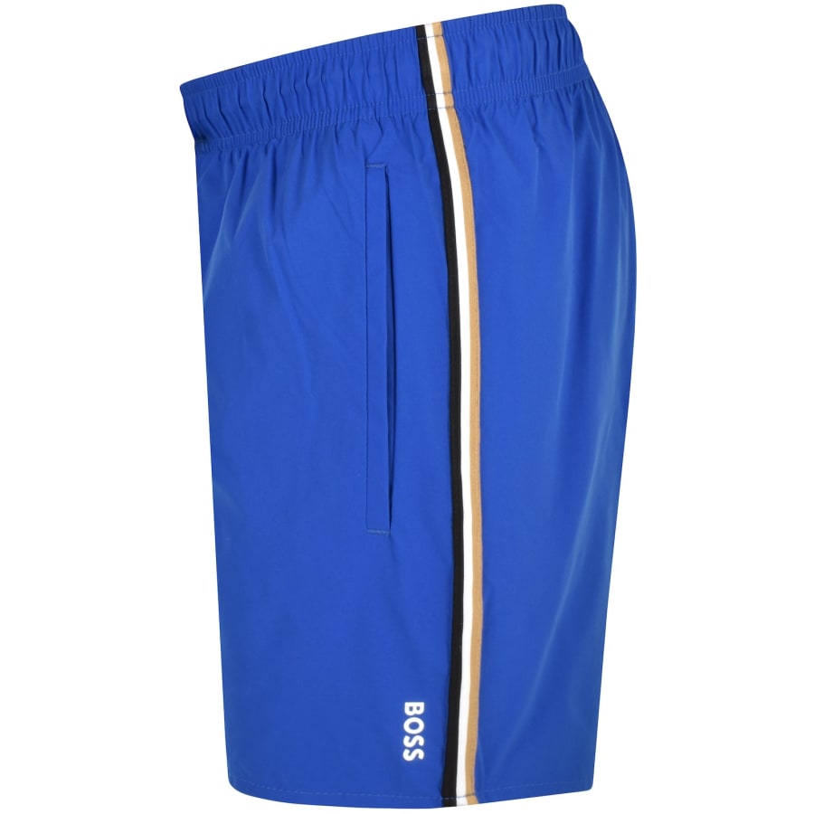 BOSS Iconic Swim Shorts Blue Mainline Menswear United States